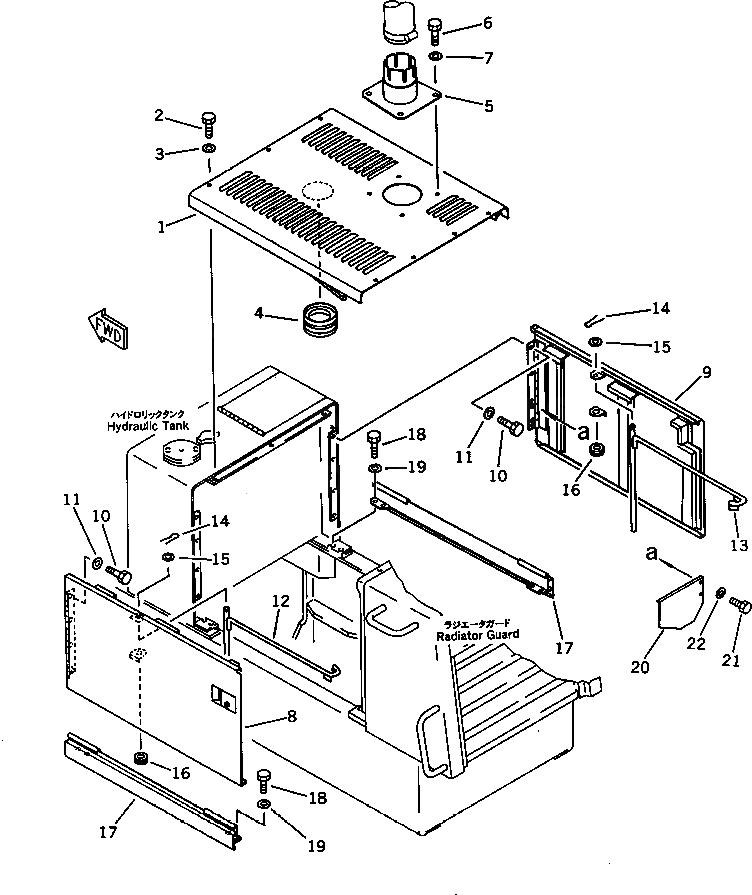 Крышка 418-54-11390 Komatsu
