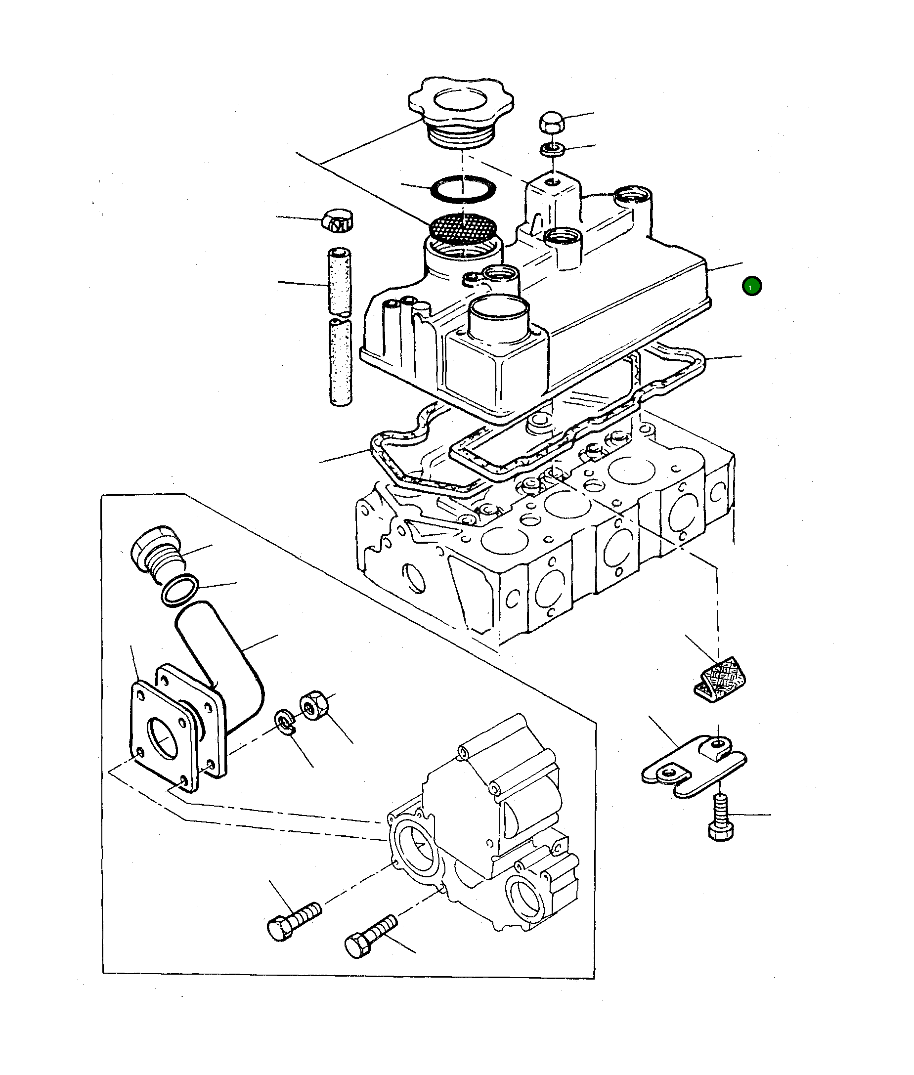 Крышка PKP000869  Komatsu