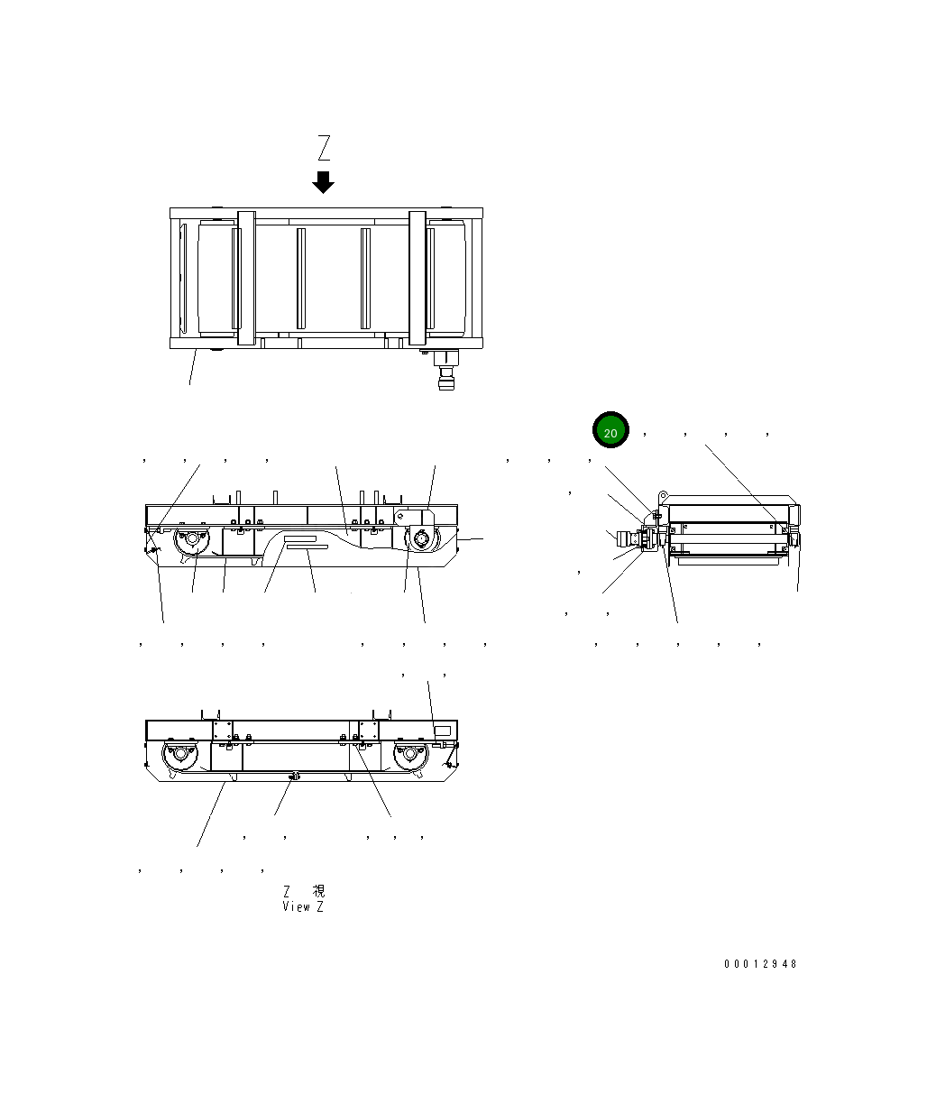 Подшипник MFP0000301 Komatsu