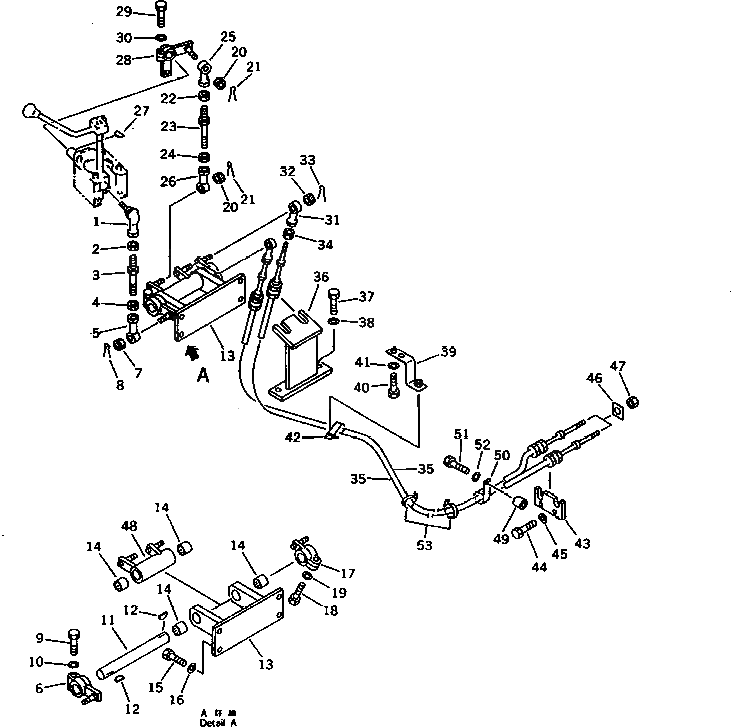 Рычаг 154-916-4450 Komatsu