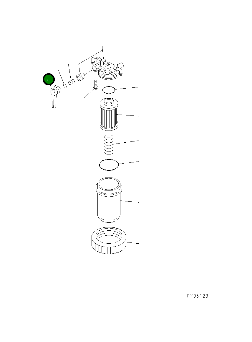 Рычаг YM129100-55670 Komatsu