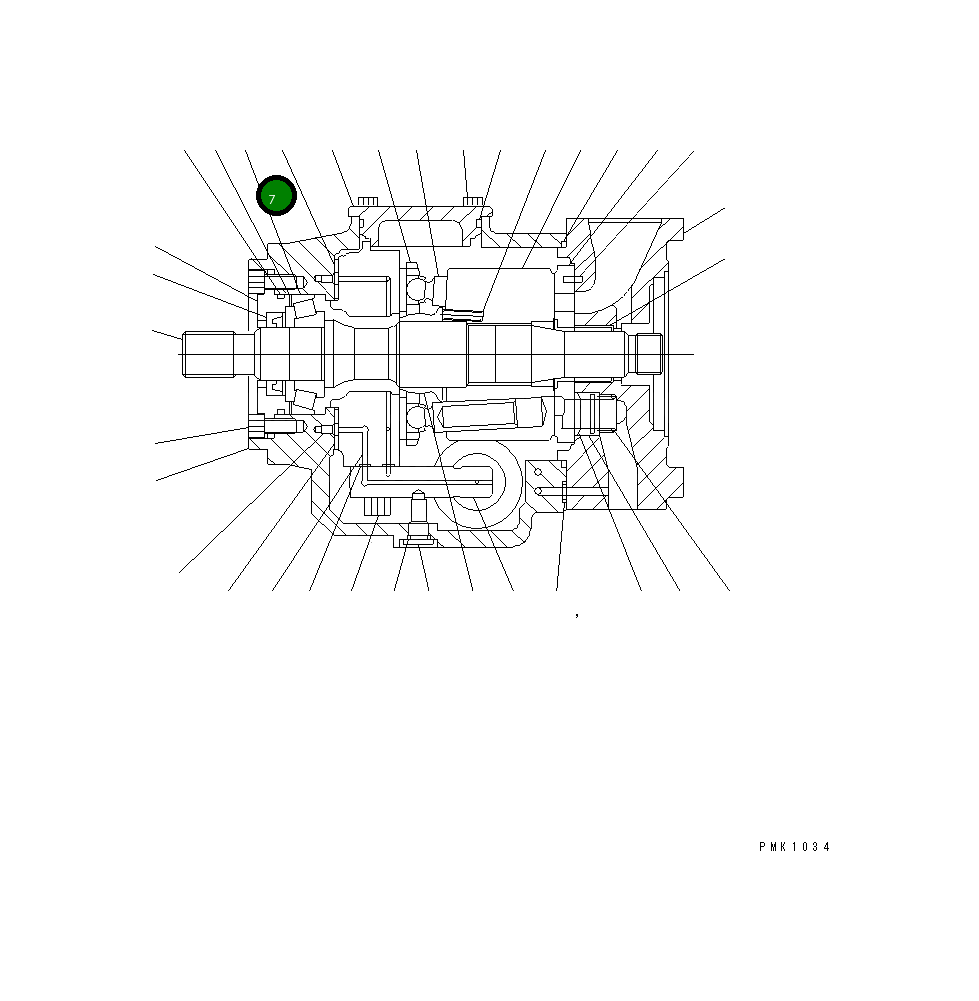 Подшипник TM0671-130 Komatsu