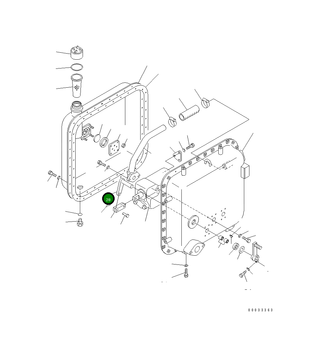 Рычаг 130-60-53150 Komatsu