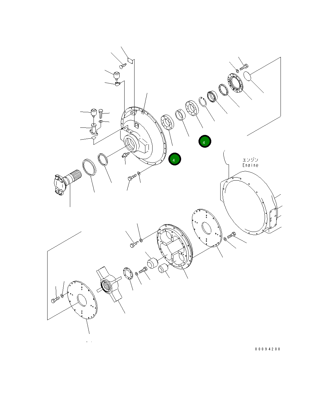 Подшипник 42C-12-11680 Komatsu