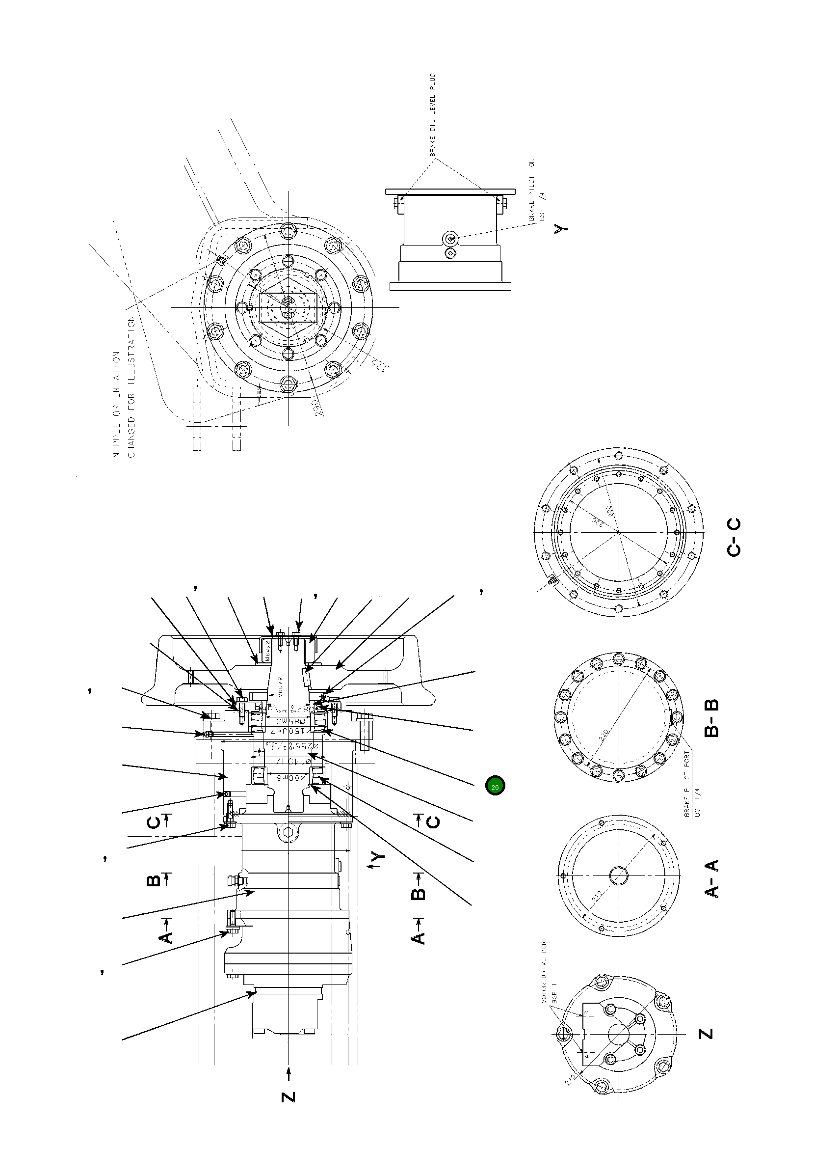 Подшипник 22A-22-KA130 Komatsu