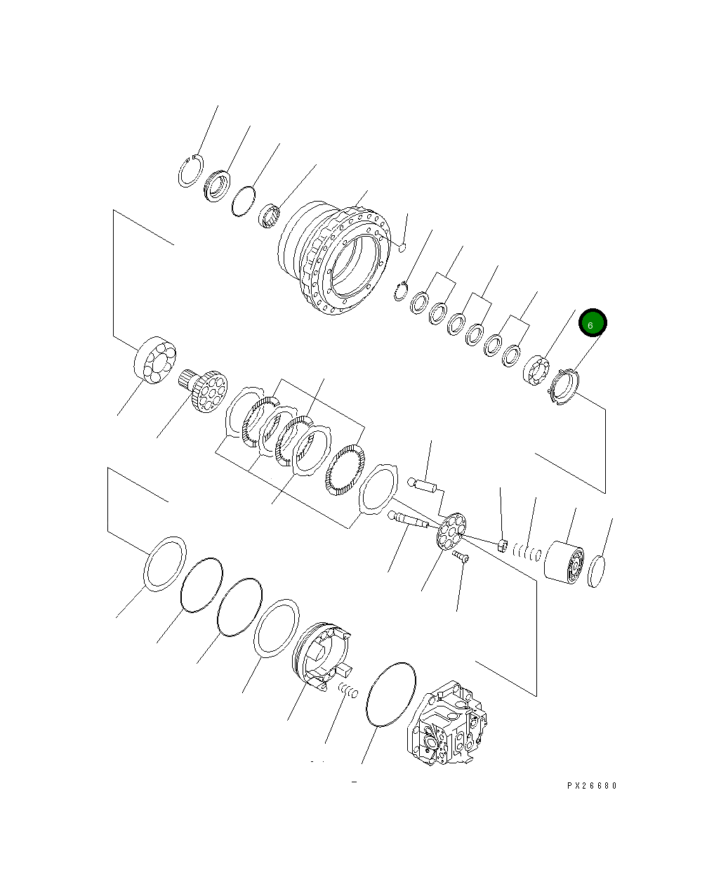 Подшипник 706-88-40890 Komatsu