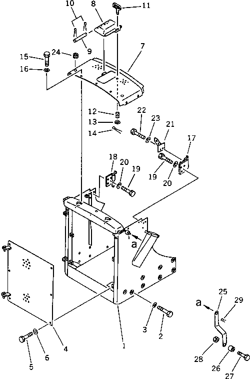 Крышка 144-54-81640 Komatsu