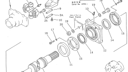 Крышка 423-20-12681  Komatsu