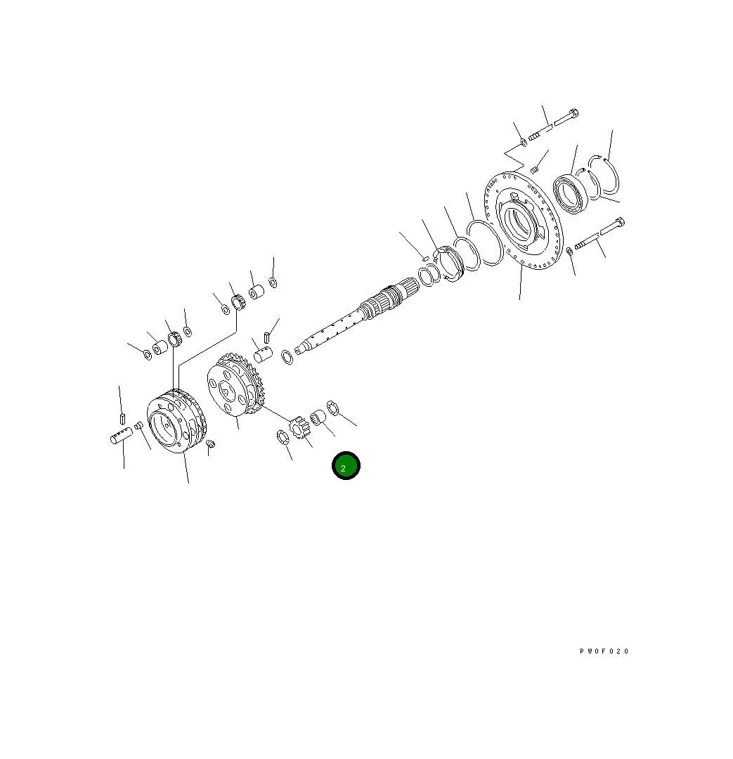 Подшипник 426-15-19510 Komatsu
