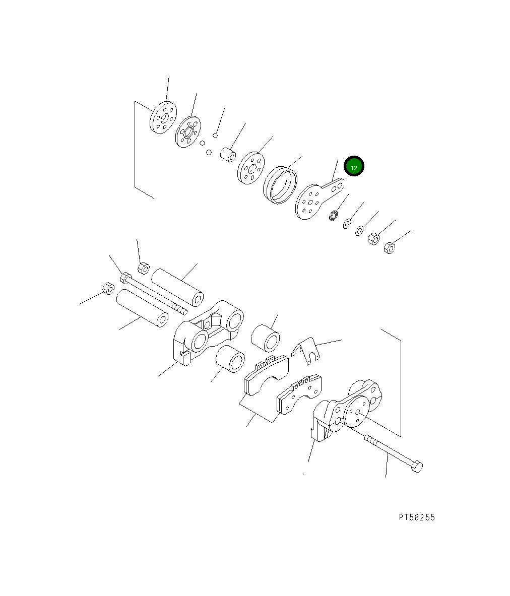 Рычаг 273-32-61530 Komatsu