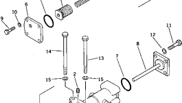 Крышка 569-15-25860  Komatsu