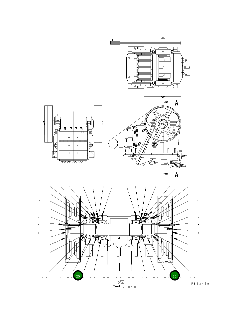 Подшипник KHJC-61301-3 Komatsu