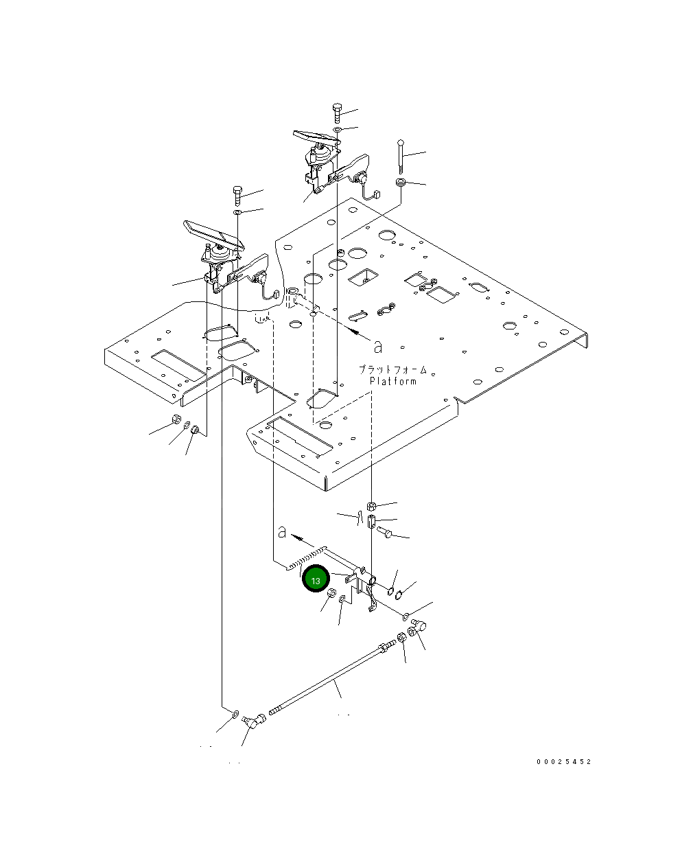 Рычаг 23C-43-51160  Komatsu