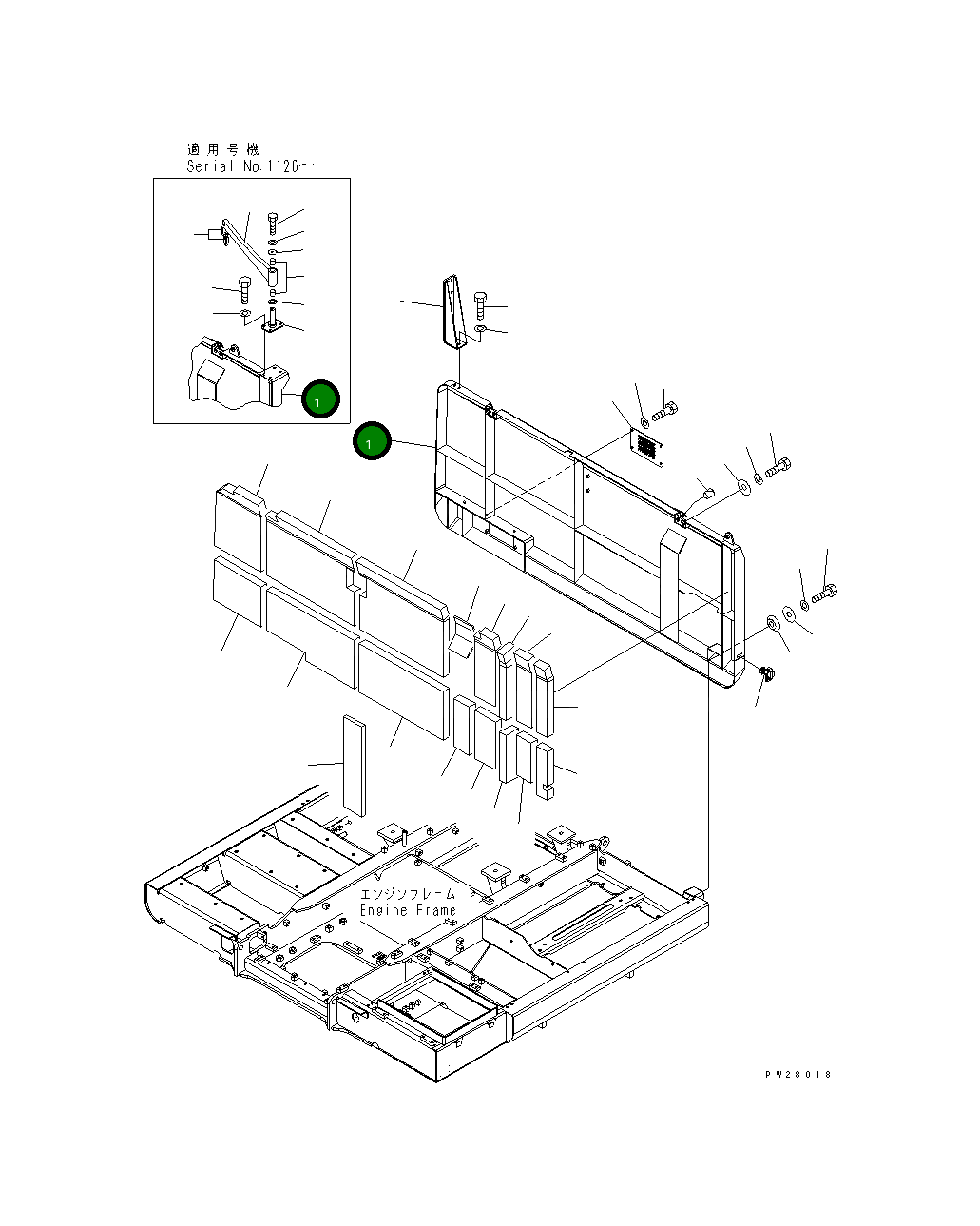 Крышка 8298-54-1113  Komatsu
