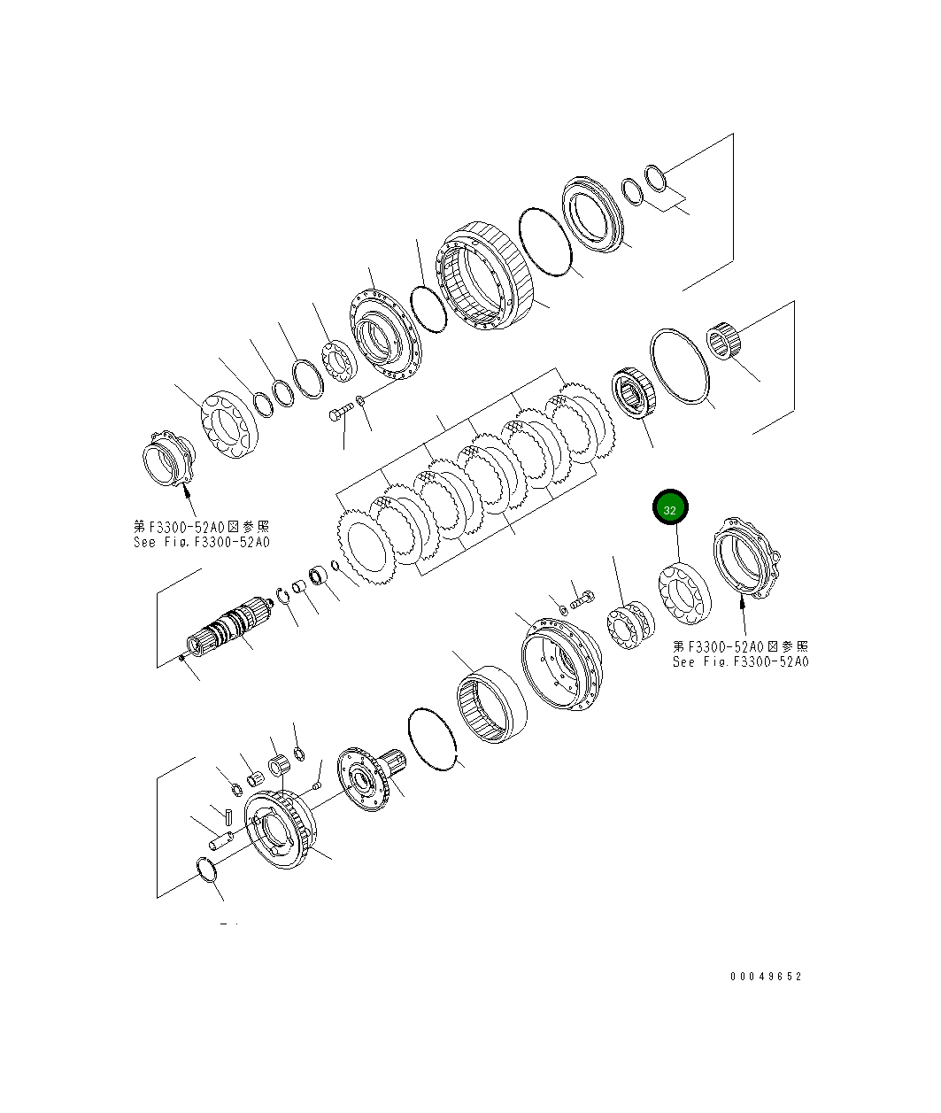 Подшипник 235-22-11670 Komatsu