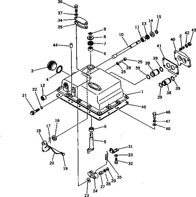 Крышка 175-15-45511  Komatsu