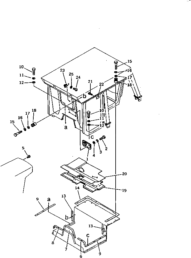 Крышка 154-979-5140 Komatsu