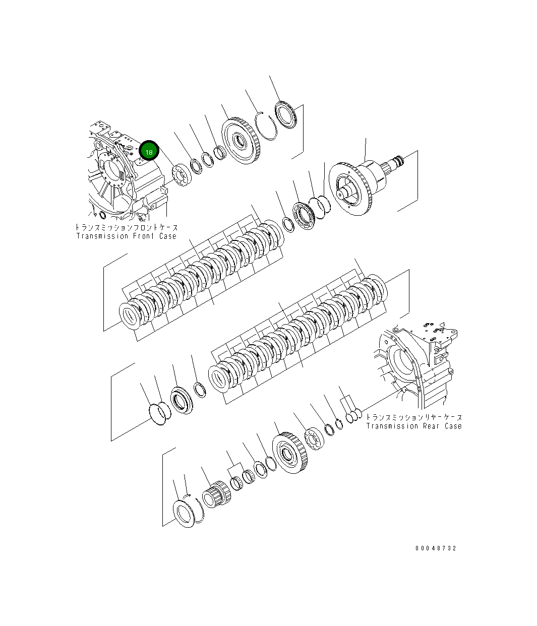 Подшипник 56D-15-29340 Komatsu