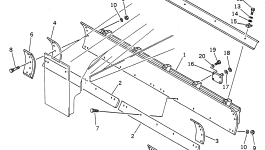 Отвал 237-70-12310 Komatsu