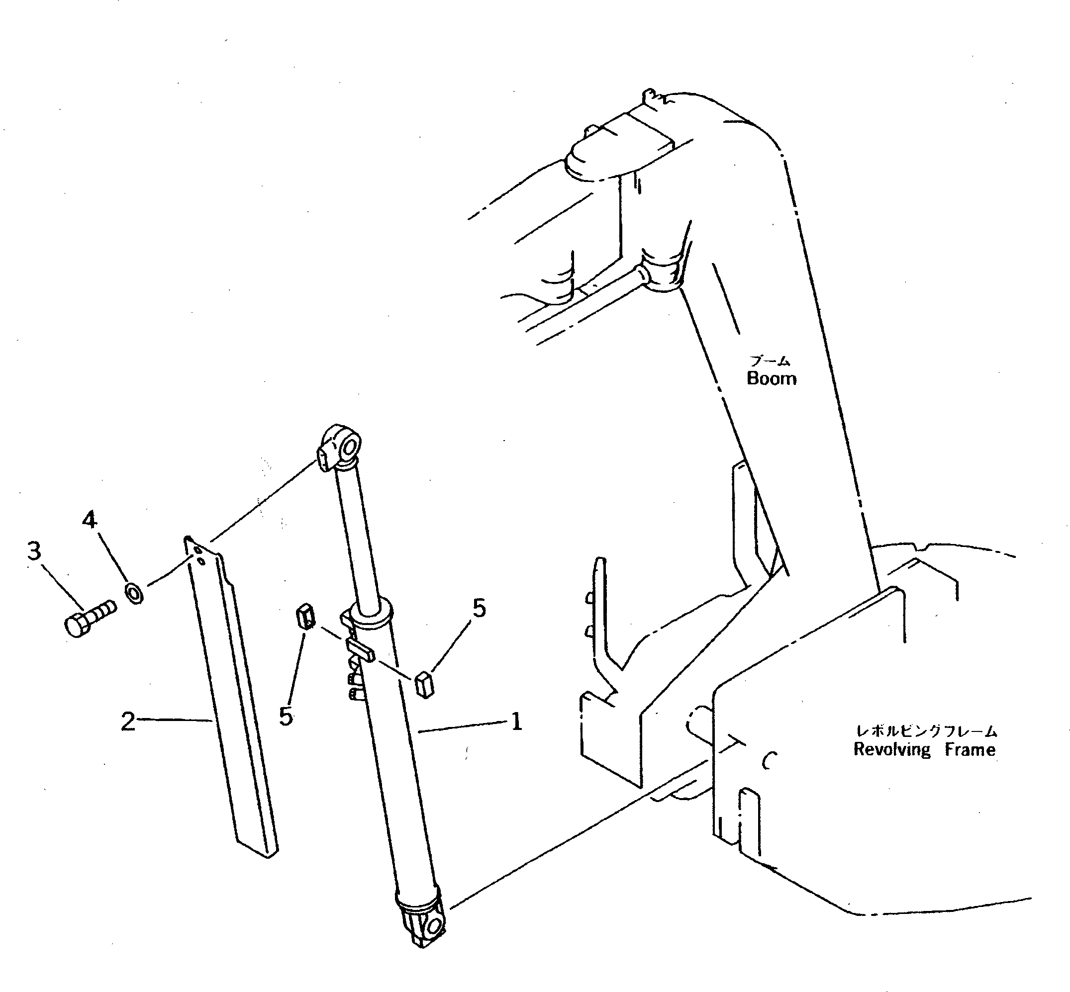 Крышка 21U-62-23310 Komatsu