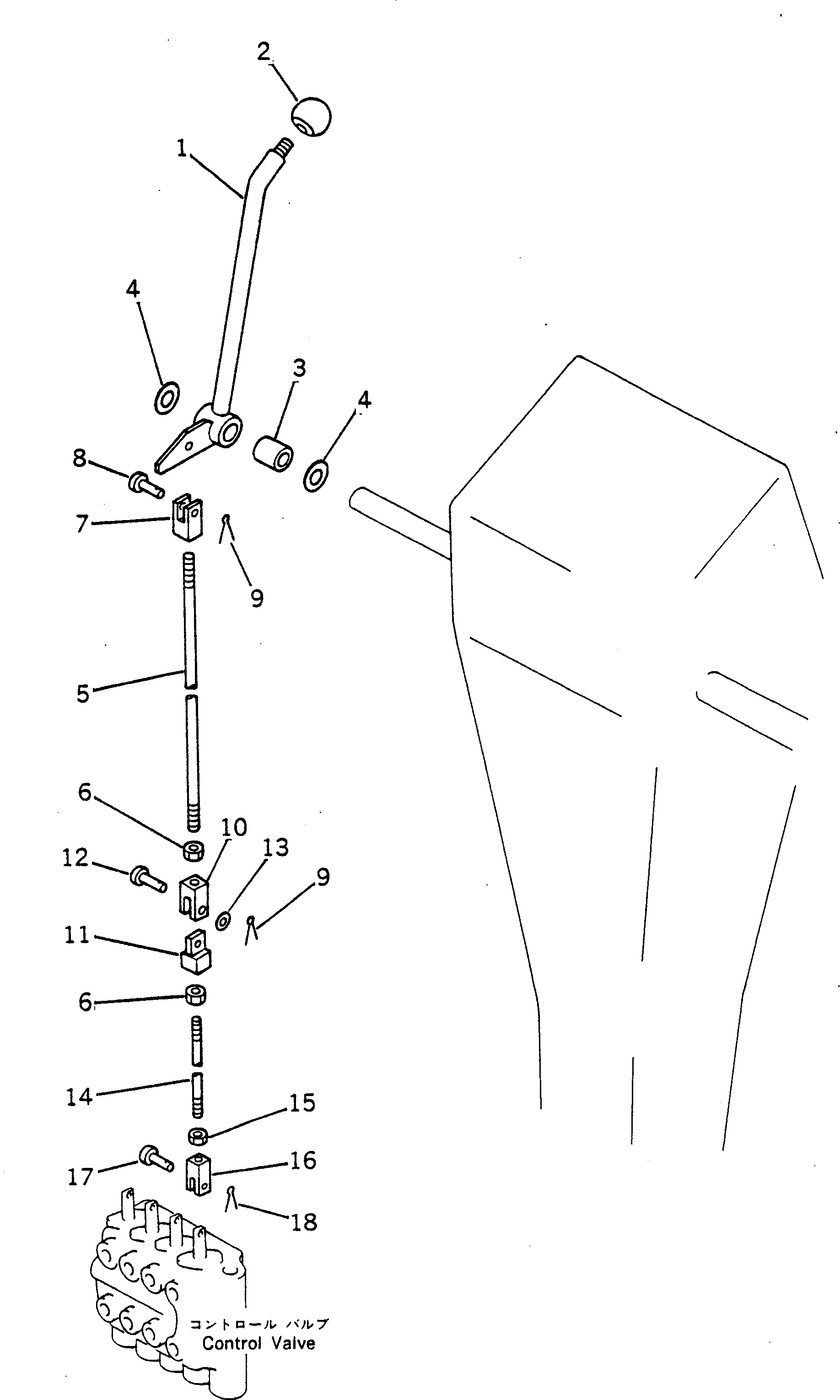 Рычаг 237-43-17321 Komatsu