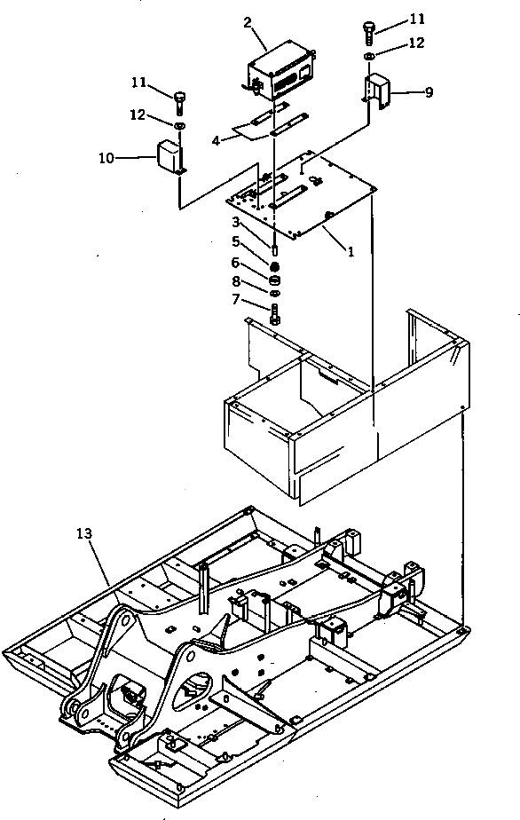 Крышка 207-977-3140 Komatsu