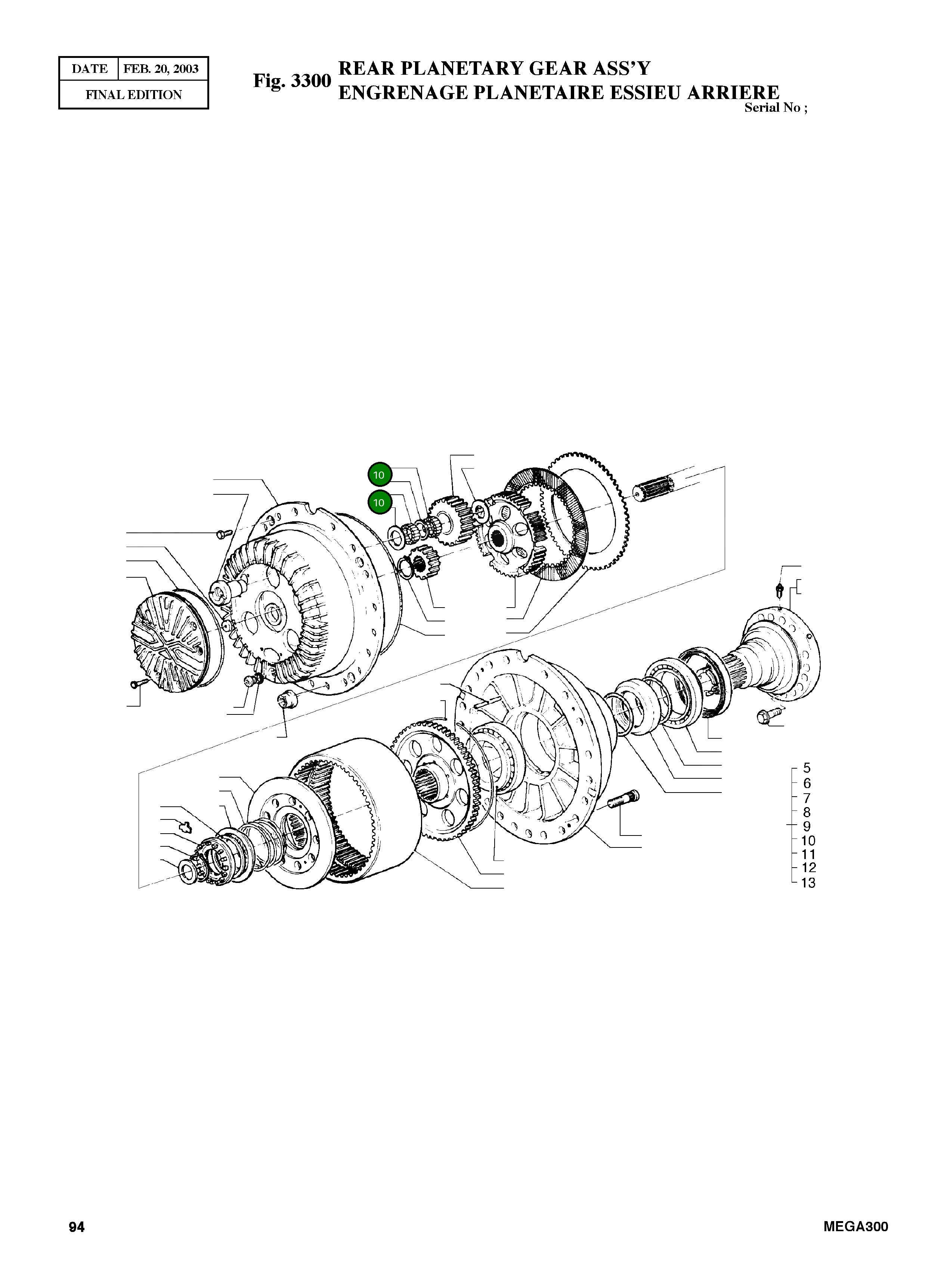 Подшипник 3127383 Komatsu