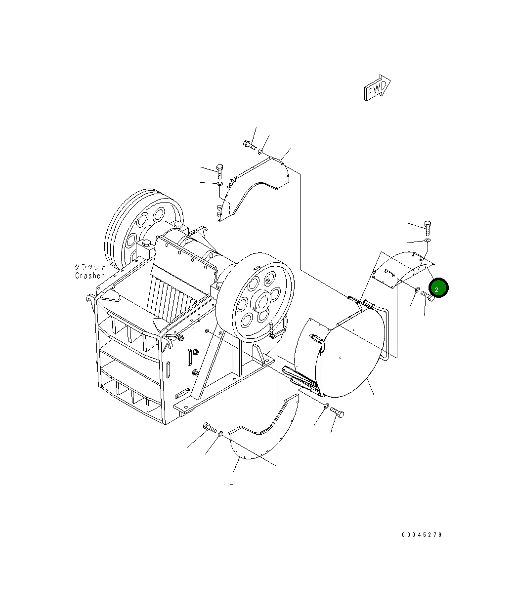 Крышка 8295-54-3350  Komatsu