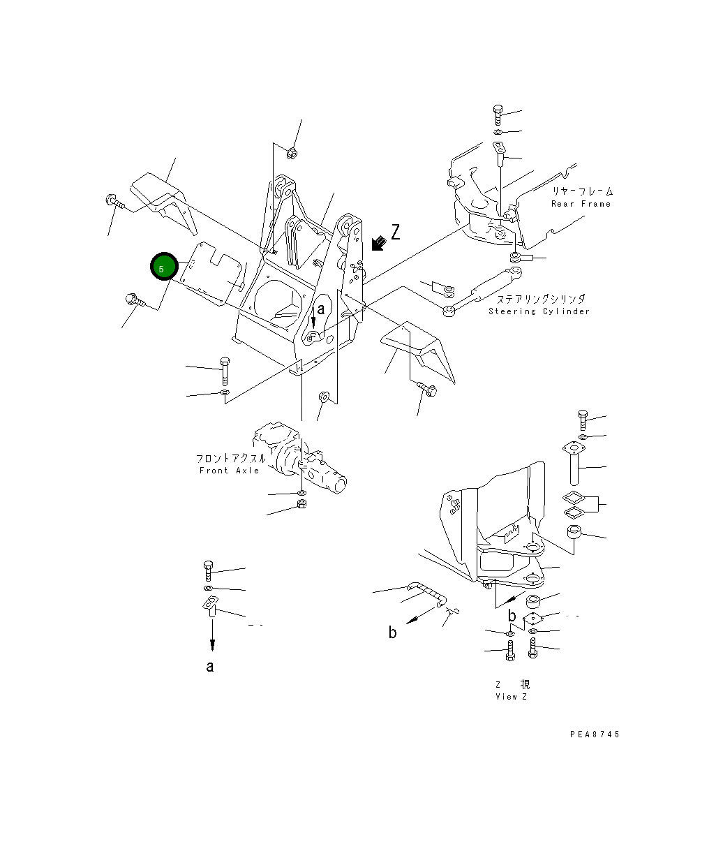 Крышка 361-877-2230  Komatsu