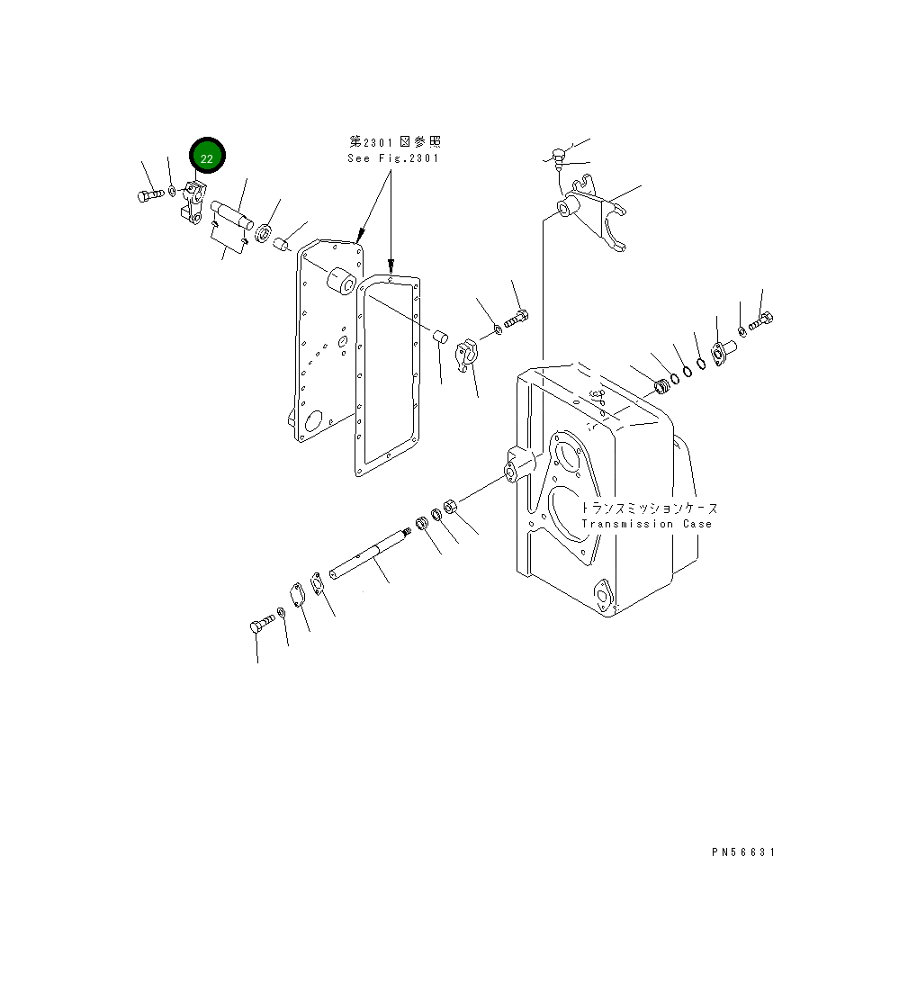 Рычаг 262-14-71330 Komatsu