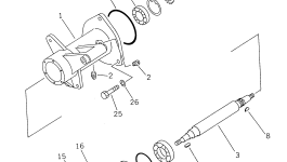 Крышка 6128-21-6631 Komatsu