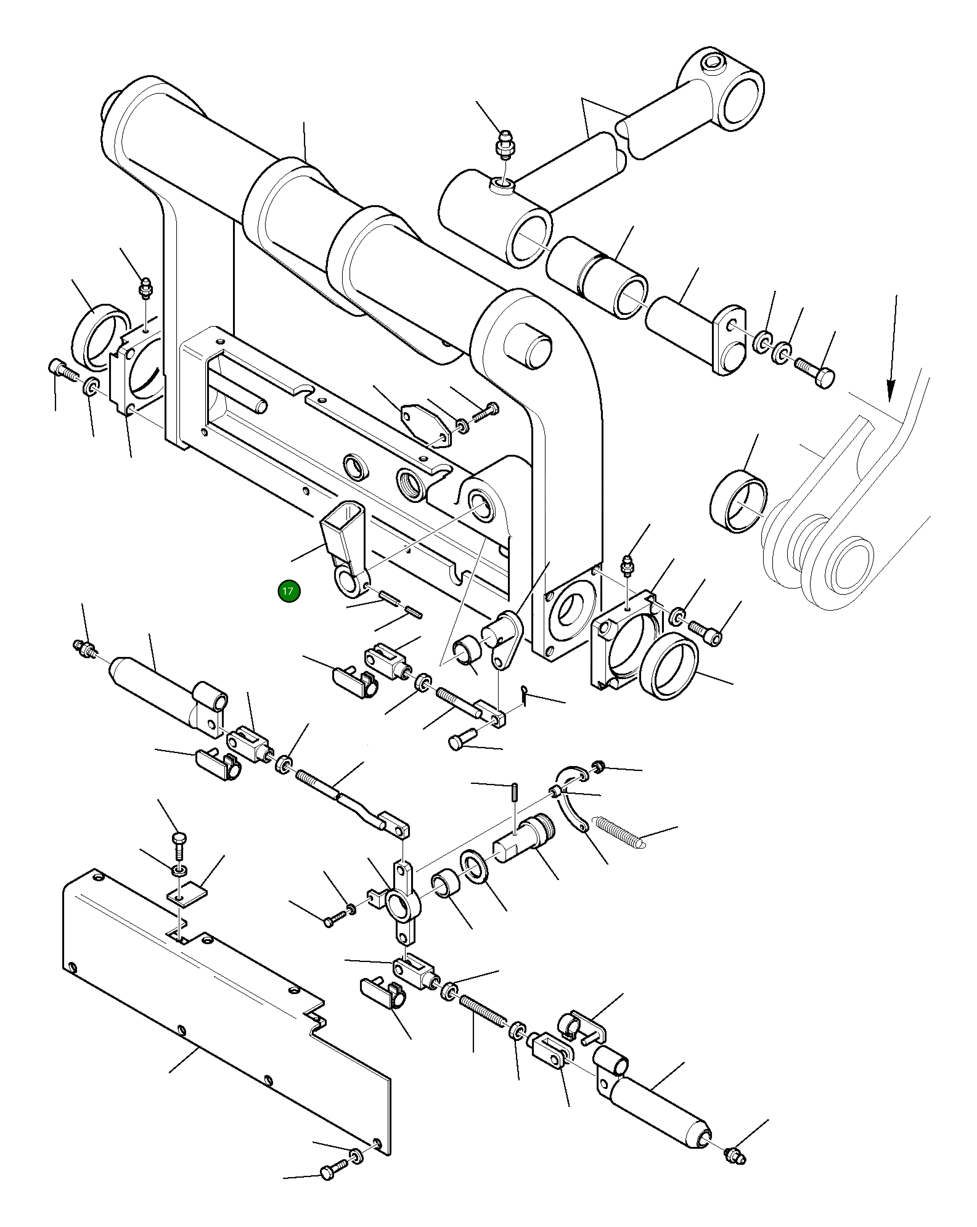 Рычаг 360733062 Komatsu