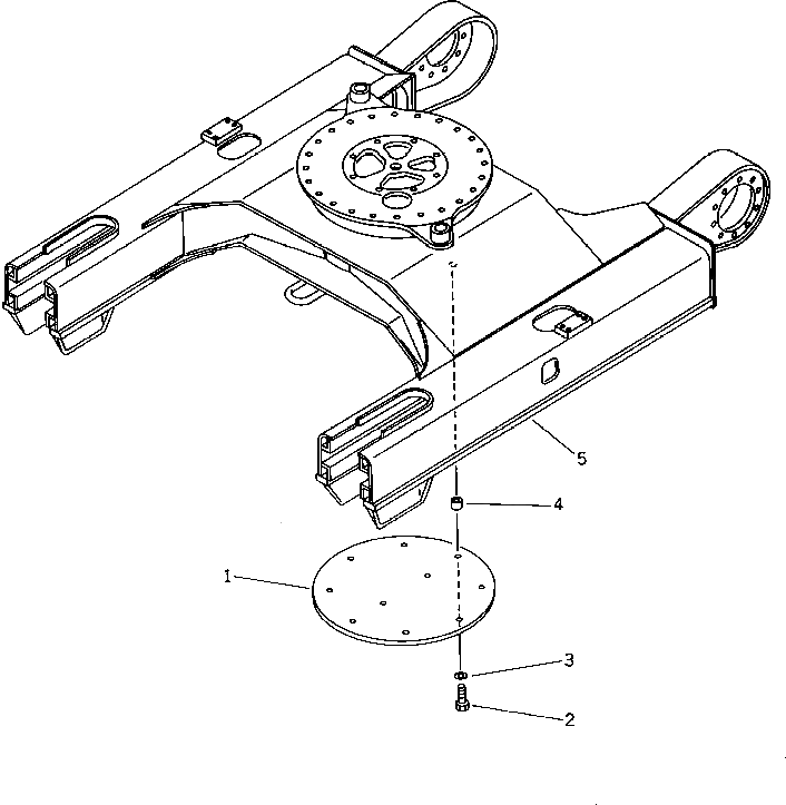 Крышка 201-30-51310 Komatsu
