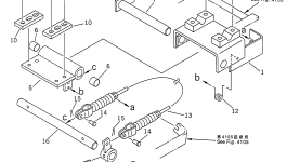 Кабель 21A-43-19240 Komatsu