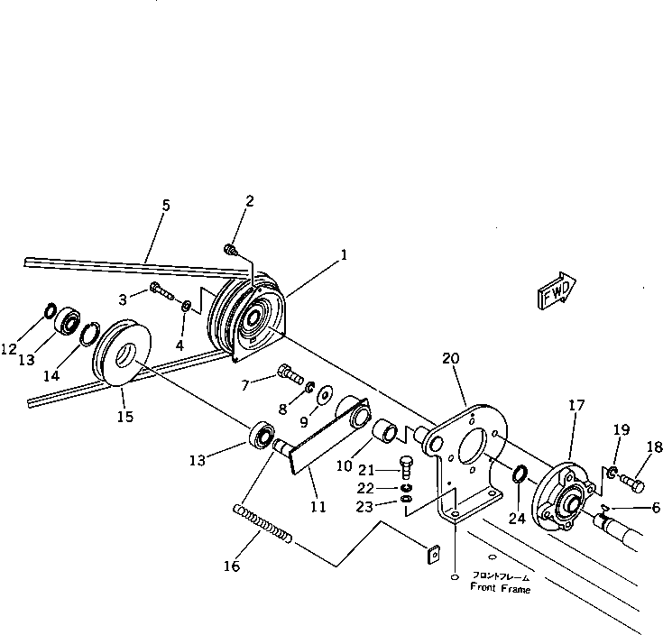 Подшипник 2691-3-32720 Komatsu