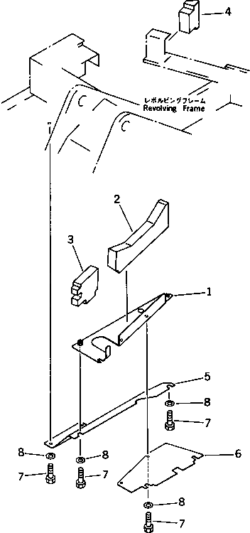 Крышка 21X-54-11360 Komatsu