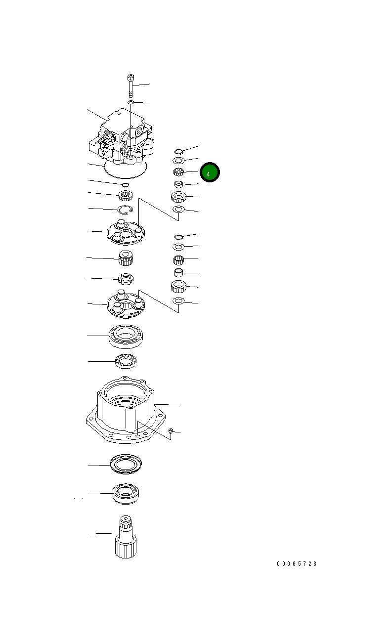 Подшипник 22M-26-29410 Komatsu