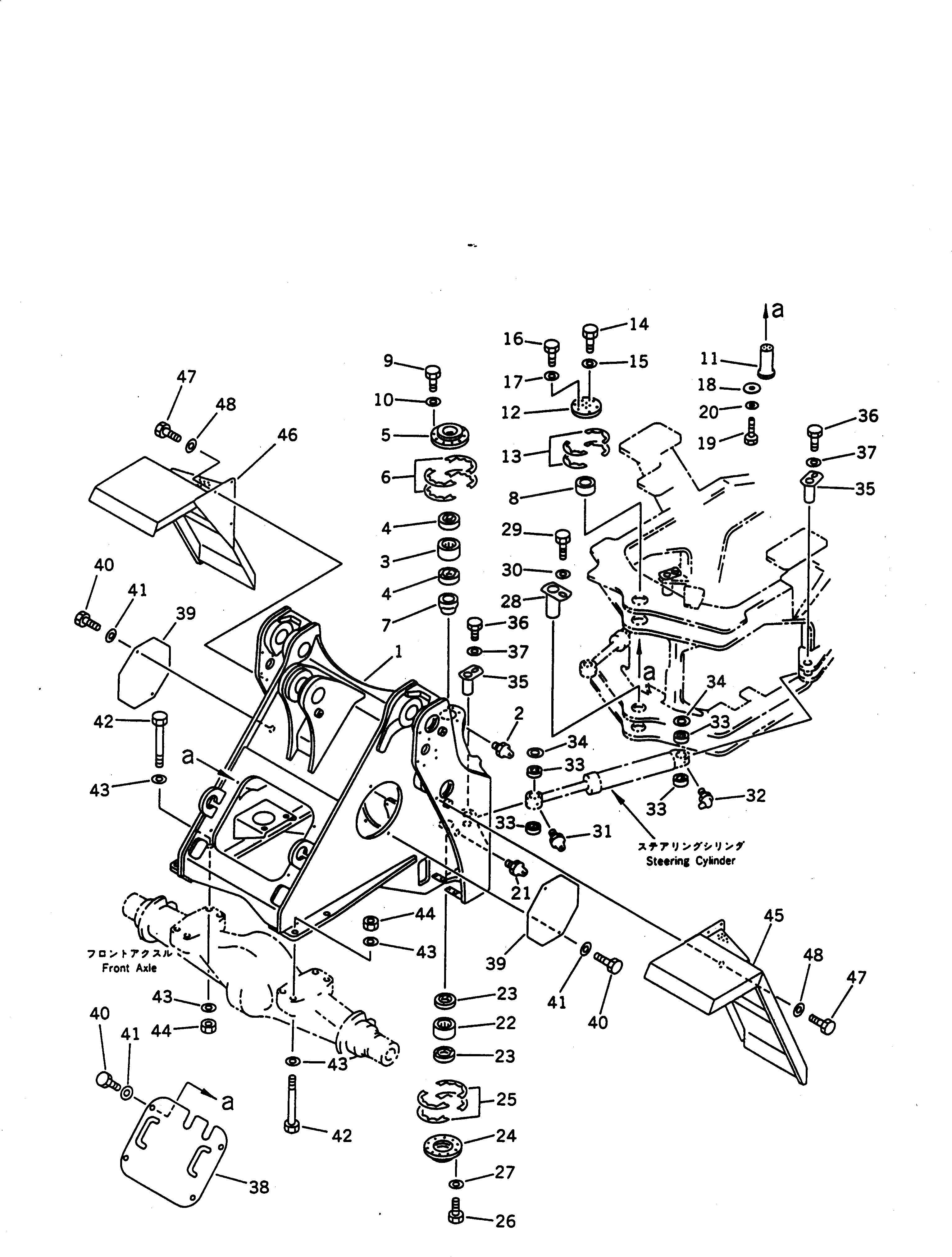 Крышка 421-46-11823  Komatsu