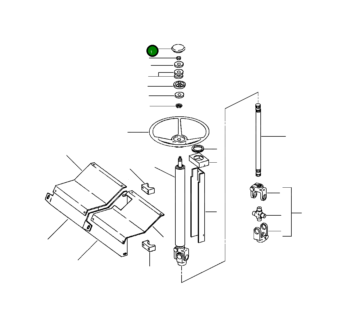 Крышка VE 2865 Komatsu