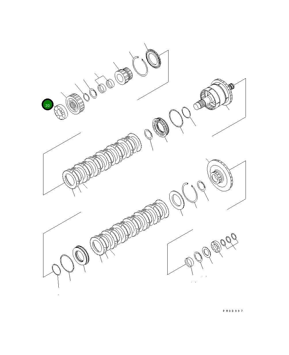 Подшипник 714-12-29340 Komatsu