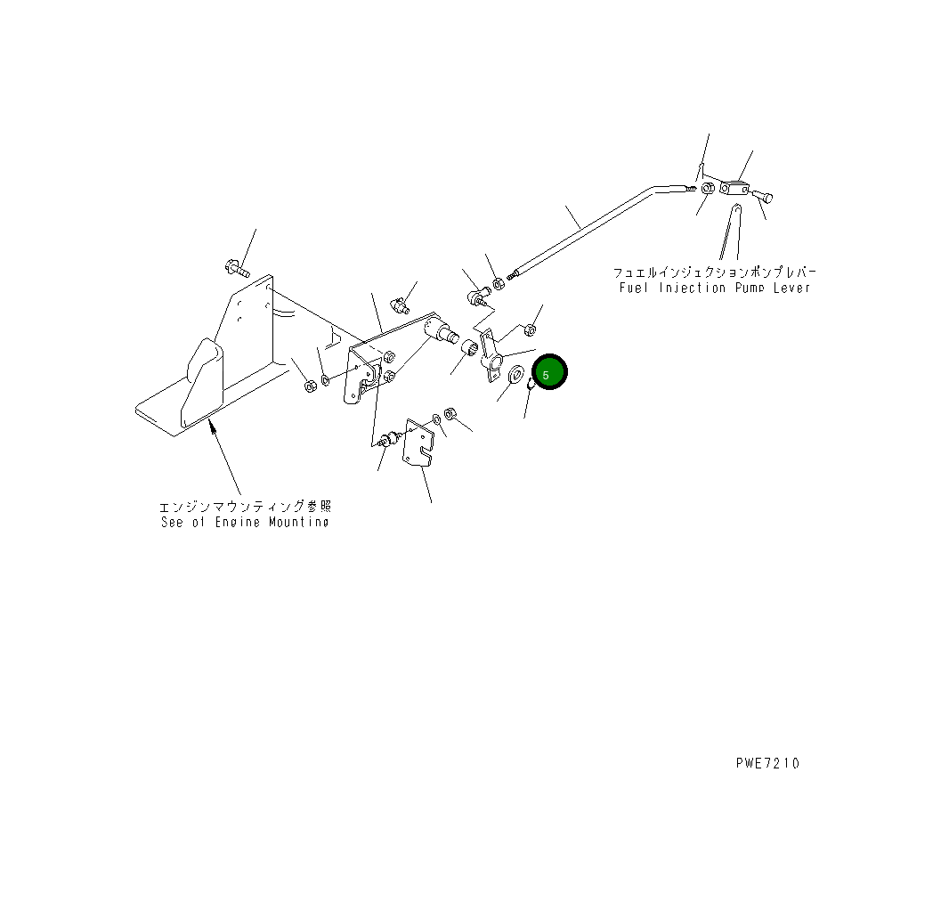 Рычаг 426-43-21120 Komatsu