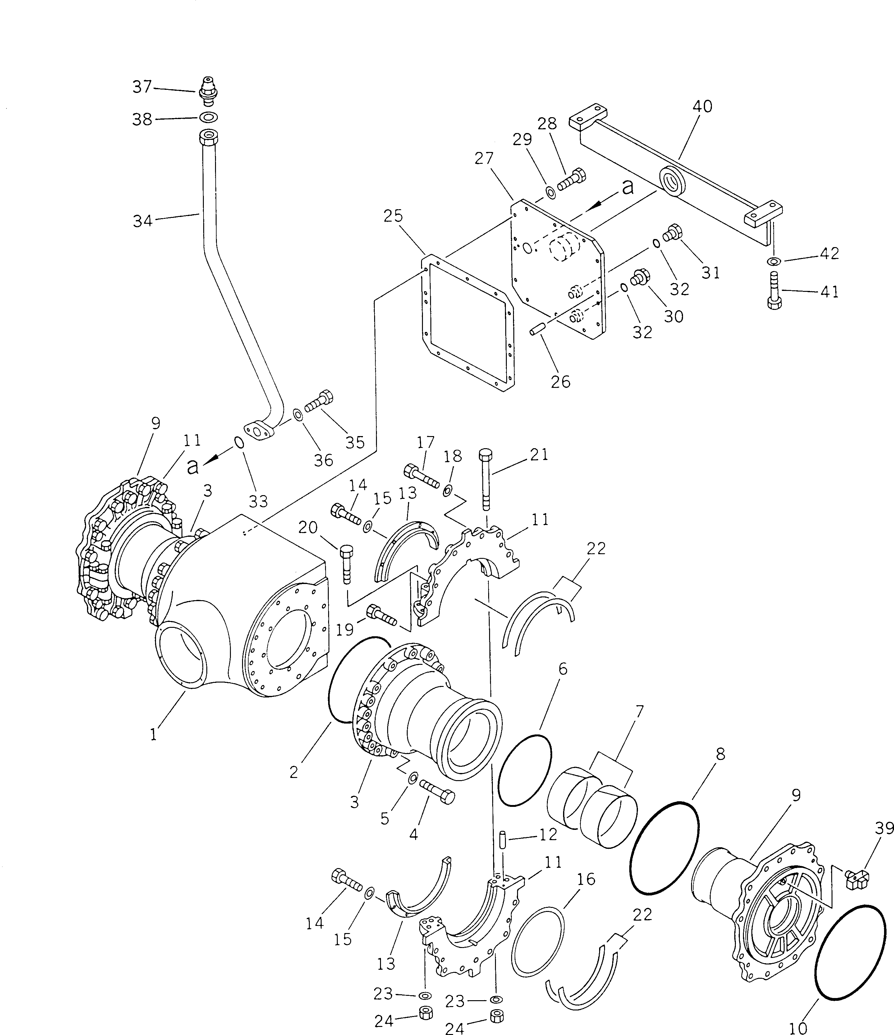 Крышка 23A-22-11530  Komatsu