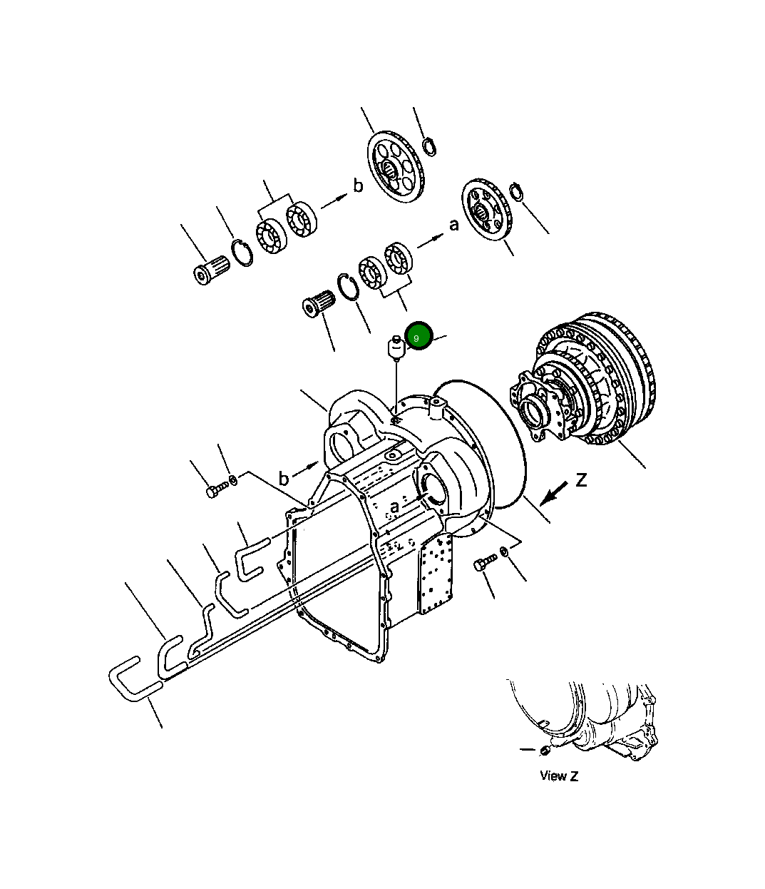 Подшипник 07030-06209 Komatsu