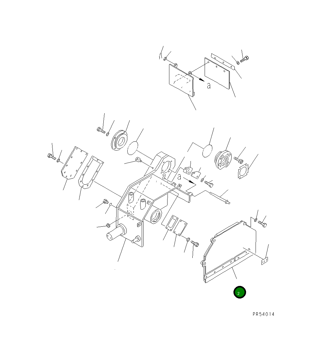 Крышка 26A-870-1210 Komatsu
