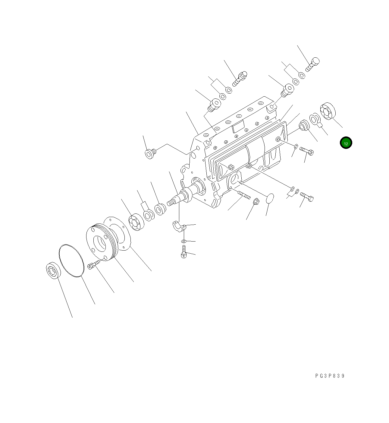 Подшипник DK016630-20  Komatsu