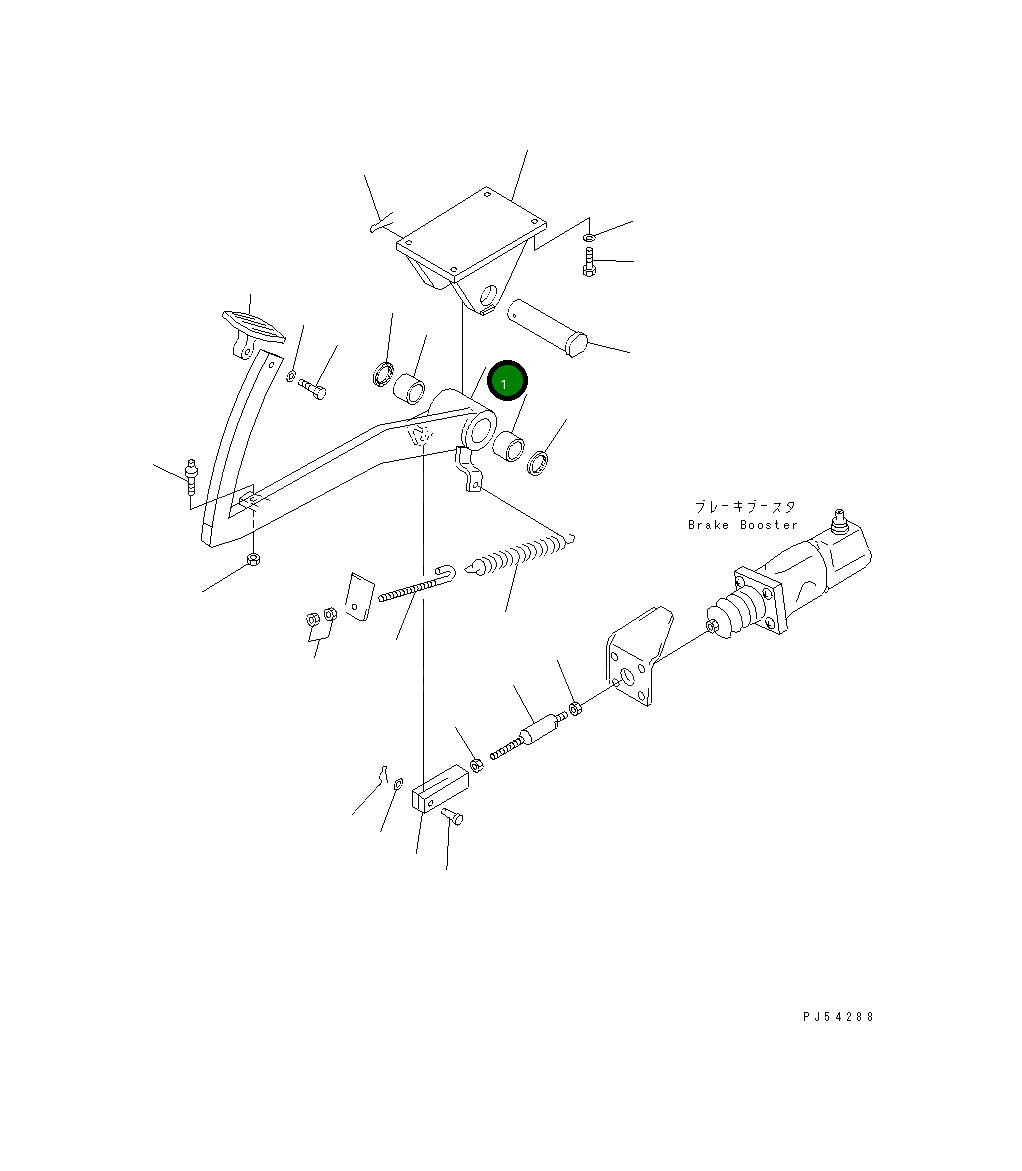 Рычаг 23A-43-13160 Komatsu