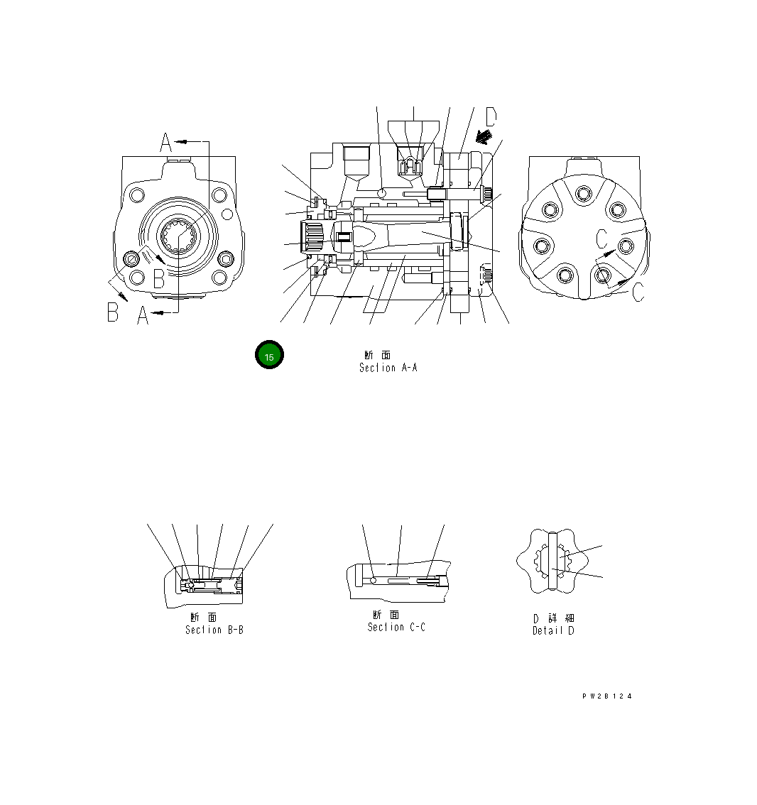 Подшипник ST64009 Komatsu