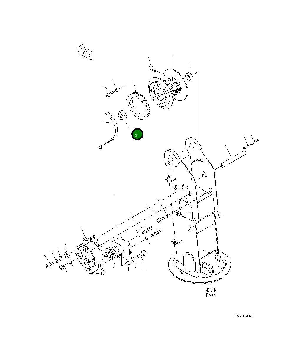 Подшипник MH25012-06306 Komatsu