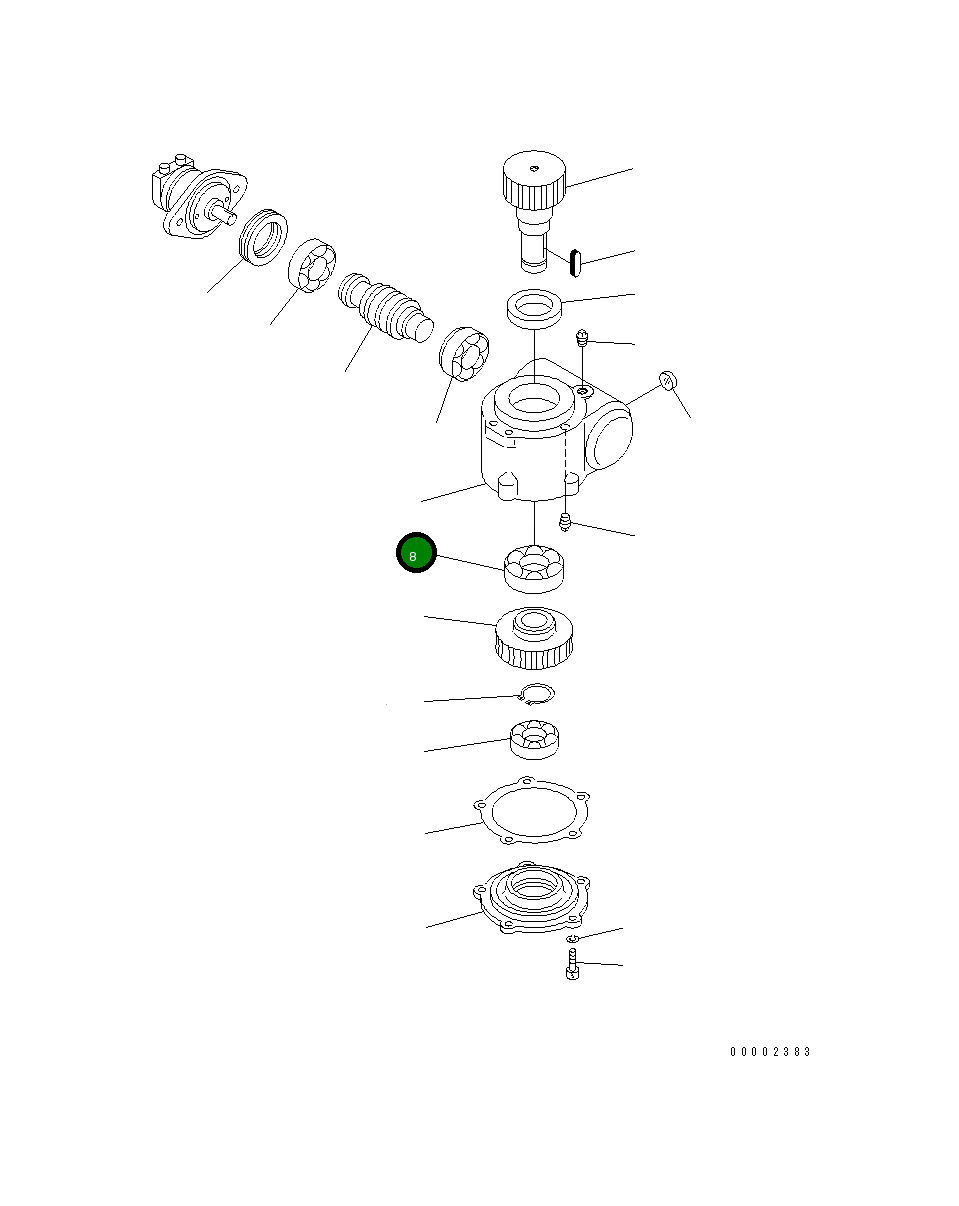 Подшипник MH724-0605-008 Komatsu