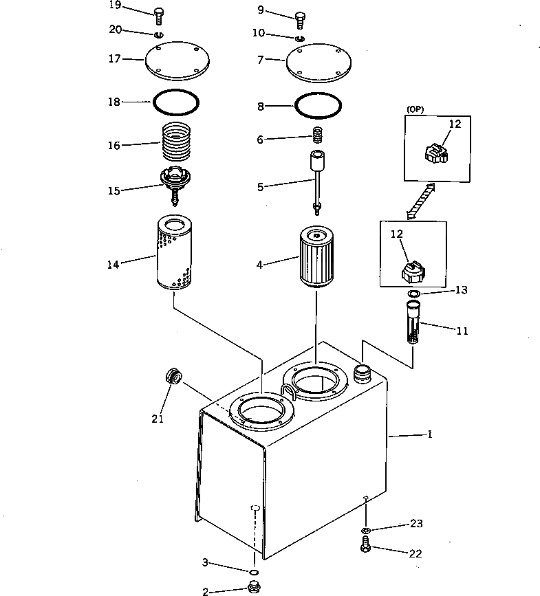 Крышка 20S-60-21130 Komatsu
